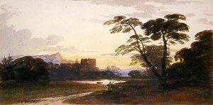 A Figure in a Wooded Landscape