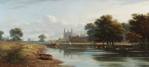 Eton from the Thames by John Varley