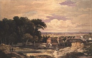 Frognal, Hampstead, c.1825 by John Varley