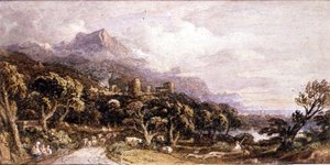 Landscape with Castle and Mountain