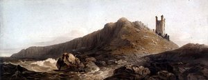 Dunstanborough Castle: The Lilburn Tower, c.1809