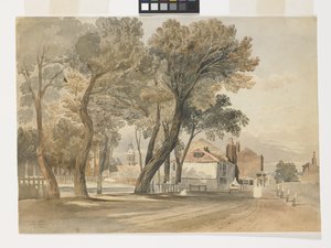 Sketch From Nature On The Thames (Chelsea) by John Varley
