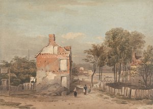 The Thames Near the Penitentiary, Millbank, London