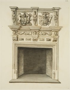 Chimneypiece in former residence of Sir John Knight, Temple Street by John W. Brett
