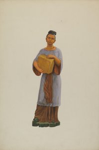 Tea Store Figure, c. 1938 by John W Kelleher