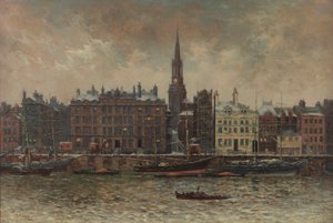 Quayside, Newcastle upon Tyne, 1886 by John Wallace