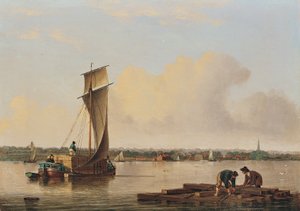 A Keel on the Humber, late 1820s