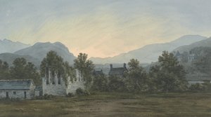 The Ruins of Cymer Abbey on the Mawddach River by John Warwick Smith