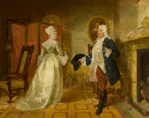 The Laird of Cockpen and Mistress Jean by John Watson Gordon