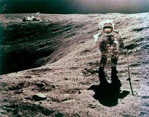 Astronaut Charles Duke at the Descartes Landing Site, Apollo 16 Mission