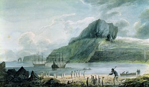 A view of Christmas Harbour in Kerguelen