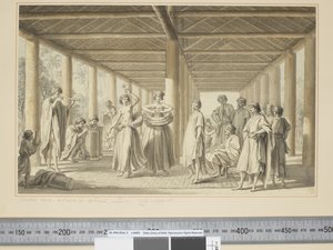 Another Scene, a Dance in Otaheite, Exterior