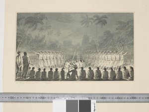 A Night Dance by Men, in Hapaee by John Webber
