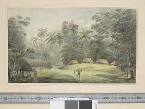 A Fiatooka, or Morai in Tongataboo by John Webber