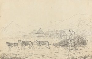 The Narta or Sledge for Burdens in Kamtschatka