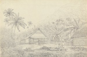 View in the Island of Krakatoa by John Webber