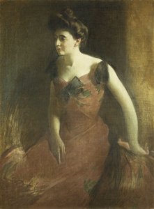 Woman in a Red Dress