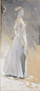 Young Woman in White: Miss Cynthia