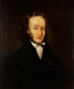 Portrait of Niccolò Paganini, 1782-1840, 1836 by John Whittle
