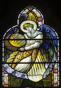 Angel Holding The Sun by John William Brown