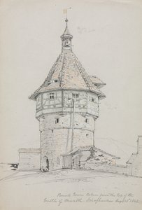 Round Tower, Castle of Munoth, Schafhausen, Switzerland by John William Casilear