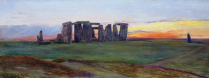 Stonehenge by John William Inchbold