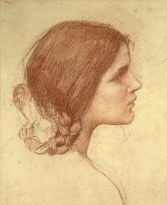 Head of a Girl, c.1905 by John William Waterhouse