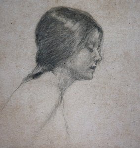 Head of a Young Girl, c.1880