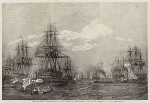 Her Majesty Proceeding to The Duke of Wellington Flag-Ship by John Wilson Carmichael
