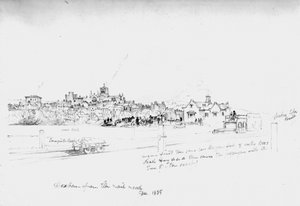 Hexham from the Rail Road