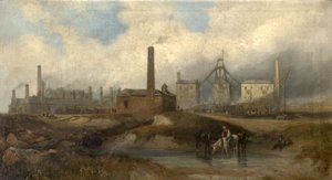 Industrial Scene by John Wilson Carmichael