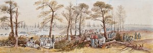 The Officers and Seamen of the Fleet on Shore at Nargen