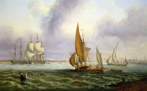 The Thames at Woolwich by John Wilson Carmichael