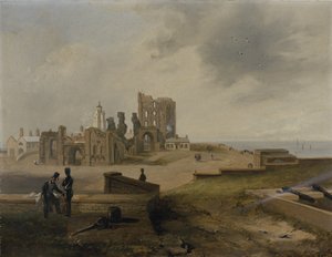Tynemouth Priory from the East by John Wilson Carmichael