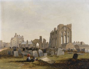 Tynemouth Priory from the East by John Wilson Carmichael