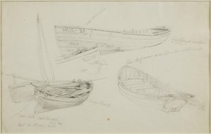 West Hartlepool Boats by John Wilson Carmichael