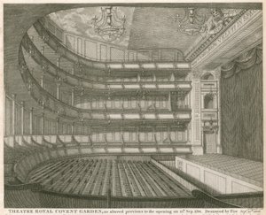Theatre Royal, Covent Garden, London, as Altered Previous to the Opening on 15 September 1794