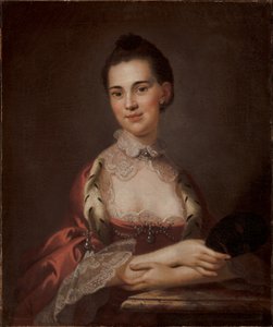 Portrait of Anne Gibbes, Mrs Edward Thomas by John Wollaston