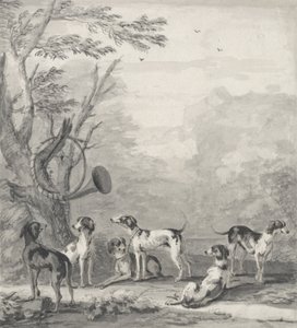 Hounds in a Landscape