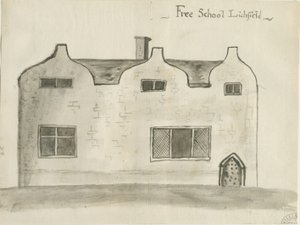Lichfield - Grammar School by John Wright