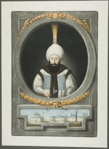 Abdul Hamid Khan, from Portraits of the Emperors of Turkey by John Young