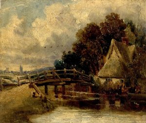 On the Stour near East Bergholt, Suffolk by John Constable