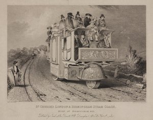 Dr. Churchs London & Birmingham Steam Coach by John after Cooke