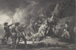 The Death of General Montgomery, In the Attack of Quebec, December 1775, 1798 by John after Trumbull