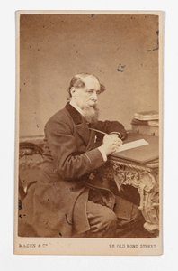 Carte-de-visite of Charles Dickens, by John & Charles Watkins by John and Charles Watkins