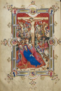 The Crucifixion, introducing the Canon of the Mass by John and Siferwas John (fl. 1380–1421 Whas