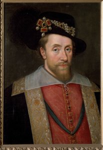 Portrait of James I, King of England and Ireland (James VI, King of Scotland) by John de (circle of) Critz