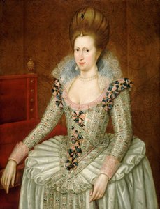 Anne of Denmark, 1574–1619 by John de Critz