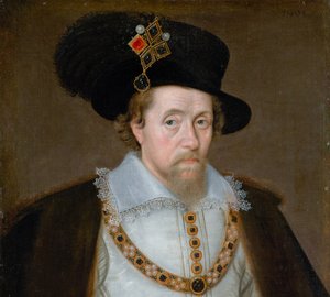 James VI and I, 1566 - 1625. King of Scotland 1567 - 1625. King of England and Ireland 1603 - 1625 by John de Critz