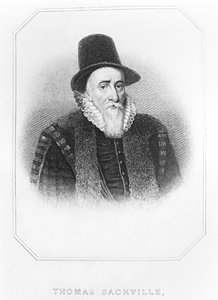 Portrait of Thomas Sackville (1536-1608) 1st Earl of Dorset, from 